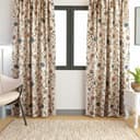 Kashmir Sosan Posh Hand Embroidered Crewel Curtain Panel